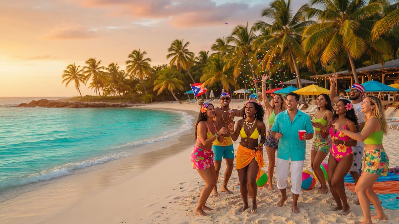 Vida tropical y beneficios Del Sur — playa, eventos y comunidad